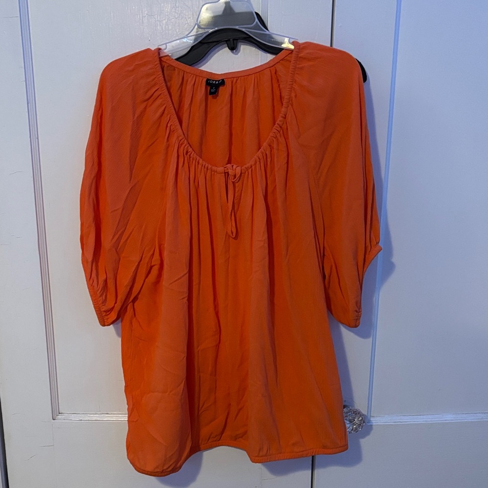 Torrid Vibrant Orange Blouse
